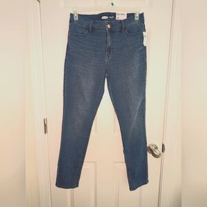 NWT Old Navy Womens Super Skinny Mid Rise Jeans Size 10